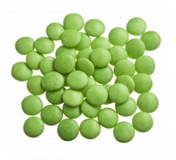 Confetti Limoengroen gelakt / Lentilles