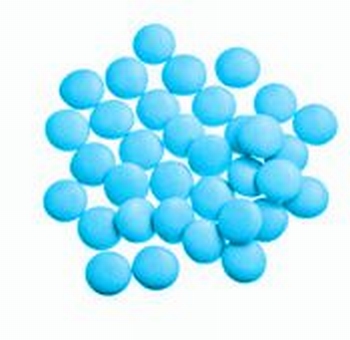 Mini Confetti Turqois gelakt / Lentilles
