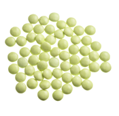 Mini Confetti Grasgroen Gelakt / Lentilles