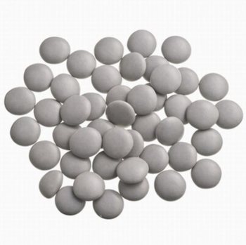 Mini Confetti Parelgrijs Gelakt / Lentilles