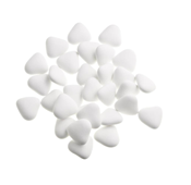 Dwerghartjes Wit Parelmoer / Coeurs Nains