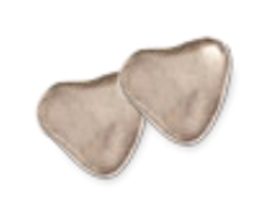 Dwerghartjes Oud Goud Metal / Coeurs Nains