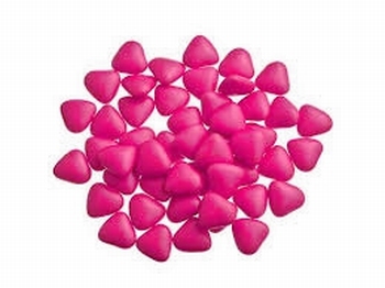 Dwerghartjes Fuchsia Gelakt / Coeurs Nains