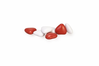 Mini-Hartjes Rood & Wit - 1 kg