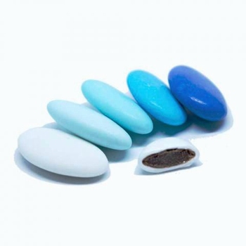 Suikerbonen Surfine 5 Tinten Blauw Gelakt 1 kg
