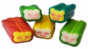 Lollywood Mini Fruit Beertjes 28mm 1kg