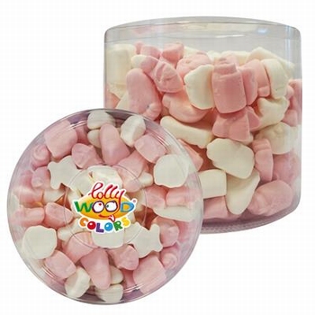 Lollywood Colors Foam Baby Mix Roze Wit 700gr